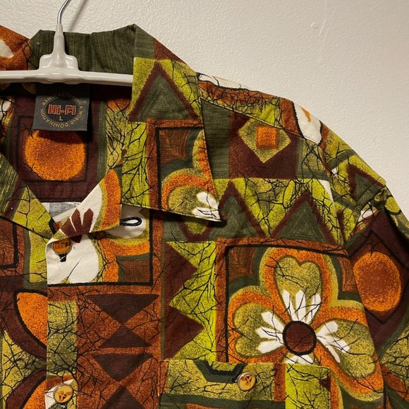 HiFi Manufacturing & World Domination Hawaiian Shirt (NWOT) - Picture 6 of 10